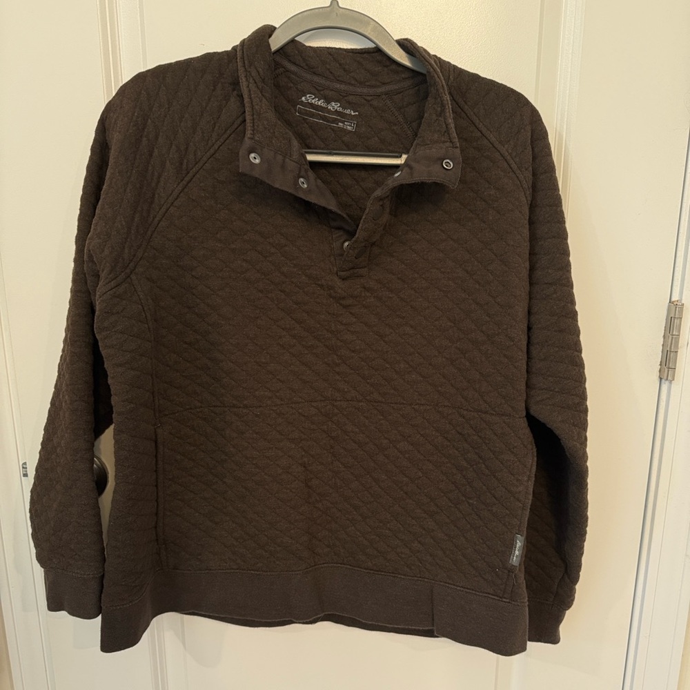 Eddie Bauer Brown Crewneck Sweater